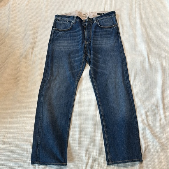 Massimo Dutti men’s blue jeans 32 28 - Picture 3 of 12